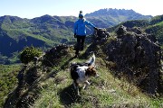 45 Sulle crestine di vetta con vista in Resegone